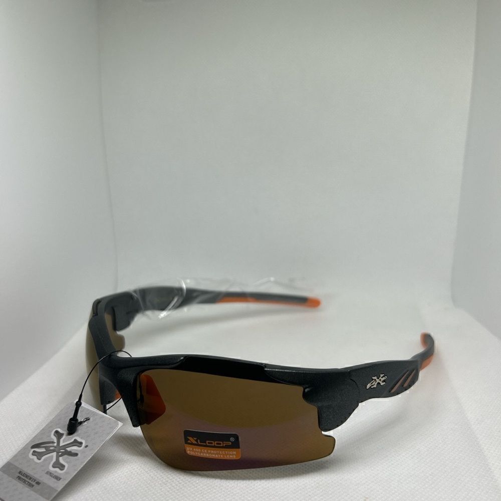 X-Loop Semi Rimless Wrap Sunglasses